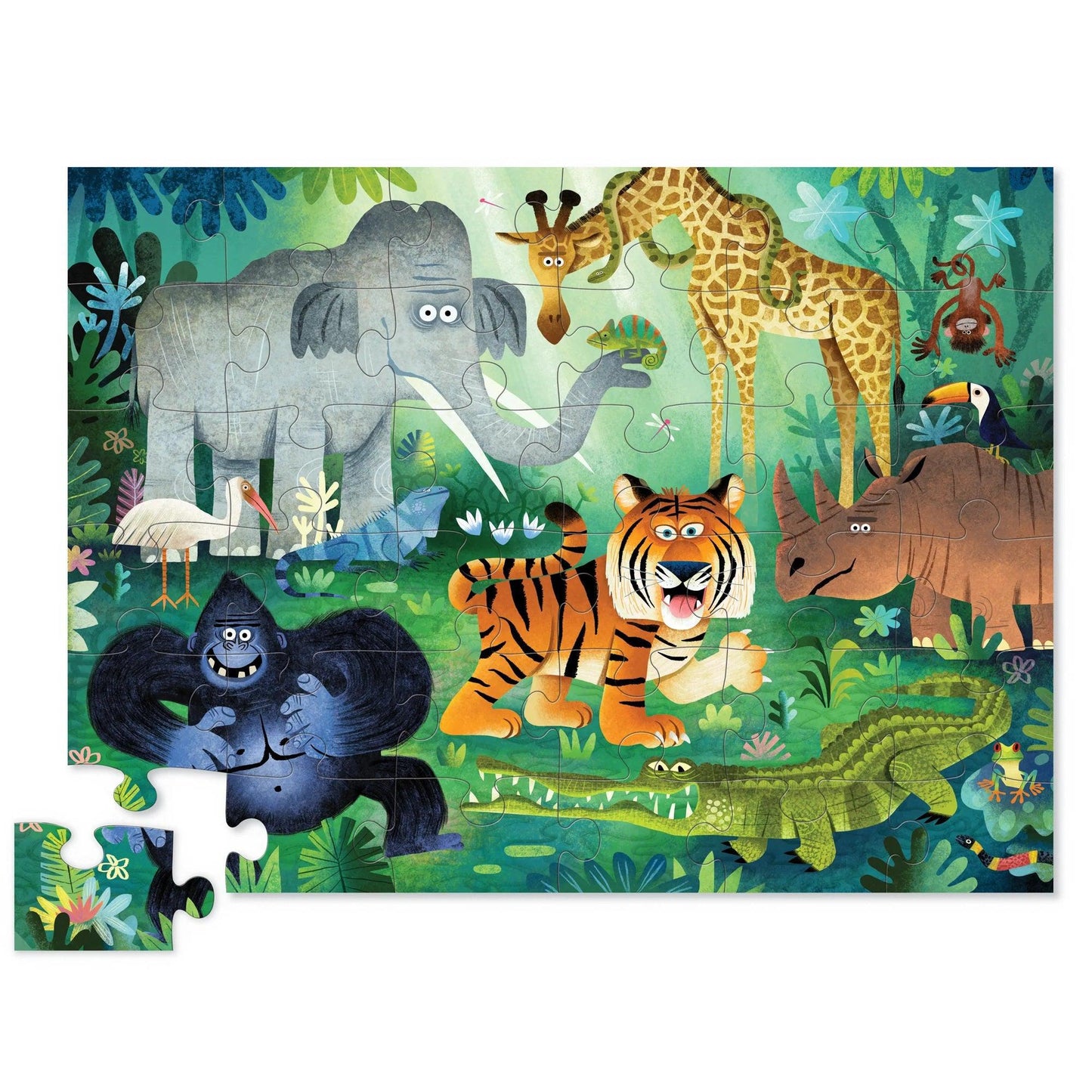 Wild Kingdom 36-Piece Floor Puzzle