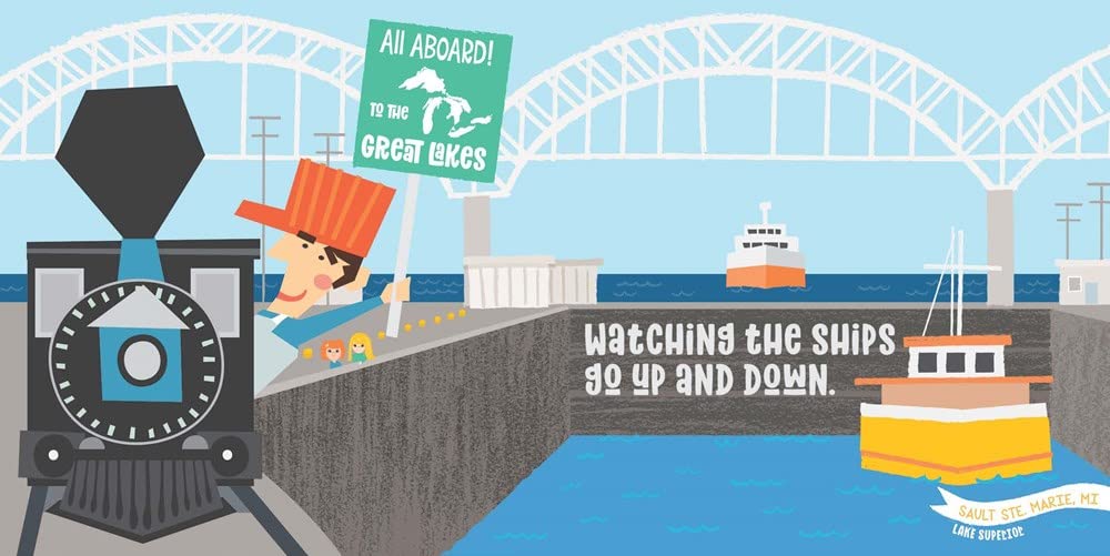 All Aboard! Great Lakes: A Seek and Find Book