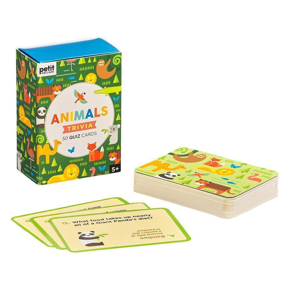 Petit Collage Animal Trivia Cards