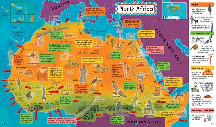 Barefoot Books World Atlas Sticker Book