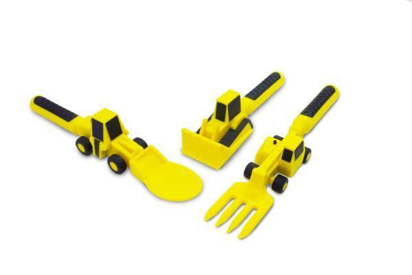 Constructive Eating Set of 3 Construction Utensils