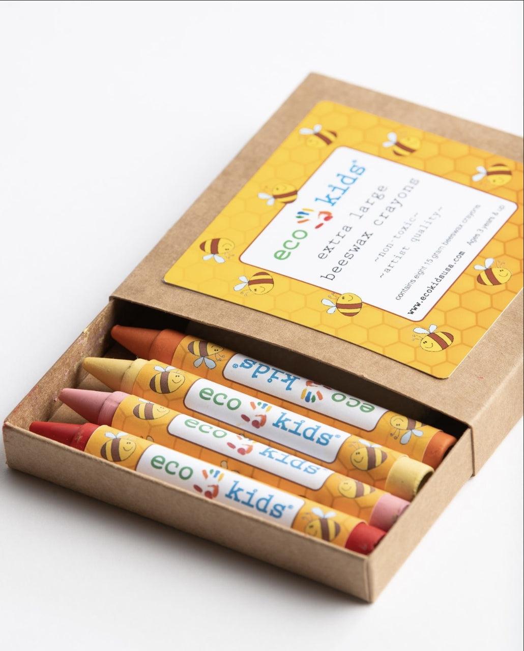 Eco-Kids Extra Large Beeswax Crayons - Box of 12