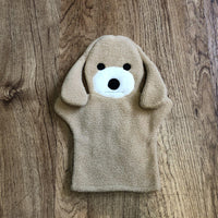 Fleece Hand Puppet - Tan Dog w/ Long Ears