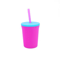 Silikids 12 oz Straw Cup - Berry/Sea