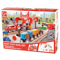 Hape Busy City Train Set