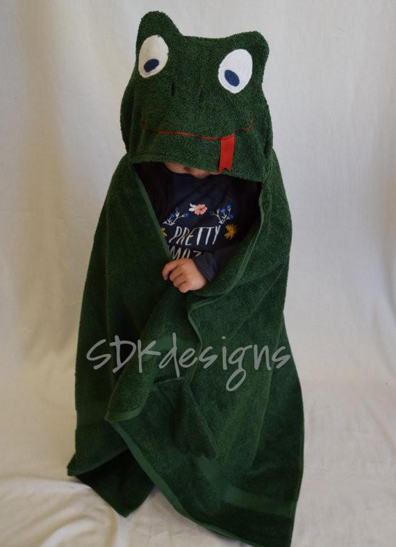 Frog hooded towel sale