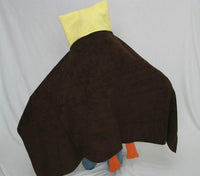 Hooded Bath Towel - Owl (Brown)