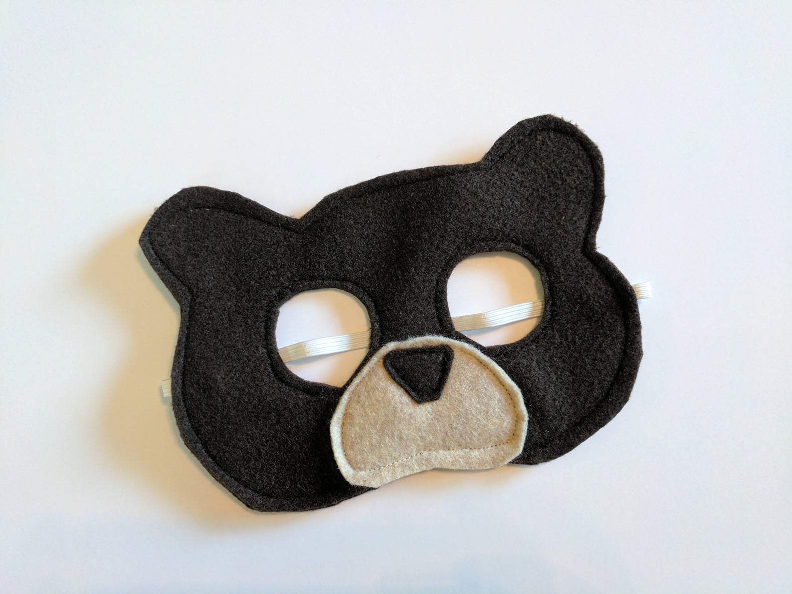 Made By Shellmo Felt Animal Masks - Bear