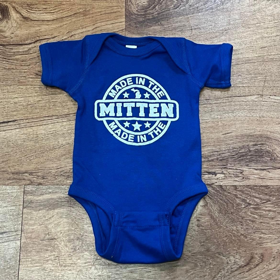 Made in the Mitten Baby Bodysuit