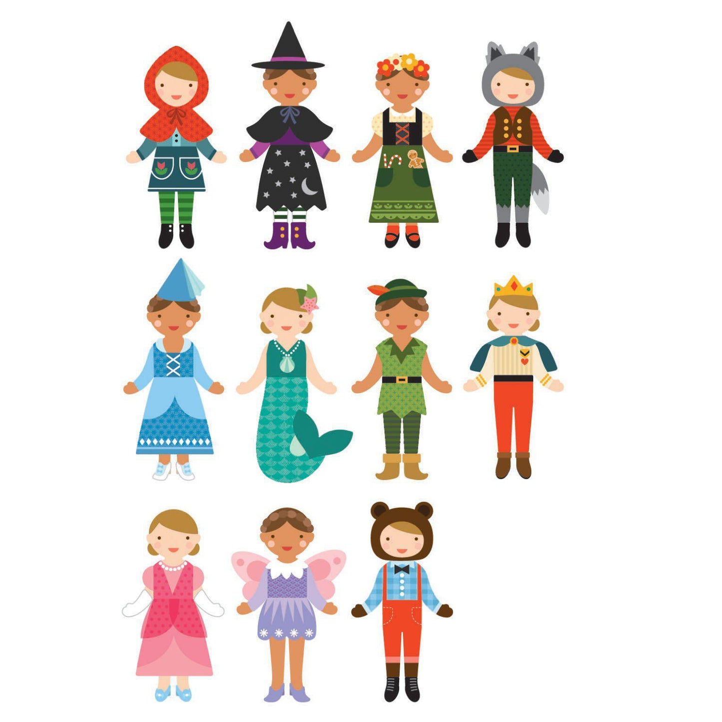 Magnetic Dress Up Dolls: Fairy Tale Friends