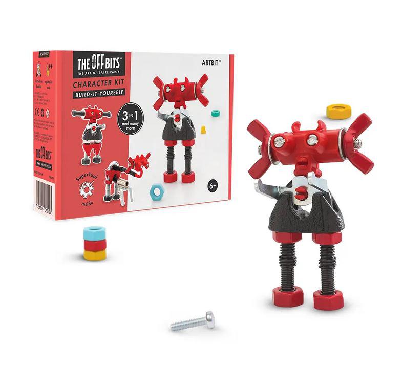 Offbits Robots - Red ArtBit