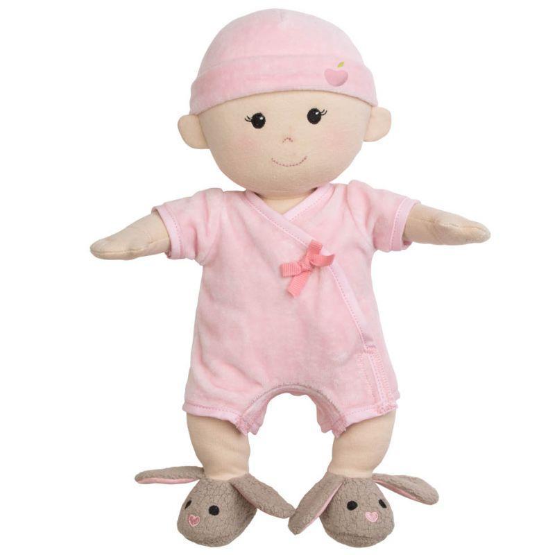 Organic Apple Park Baby Doll - Baby Girl in Pink