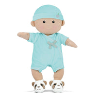 Organic Apple Park Baby Doll - Baby in Teal