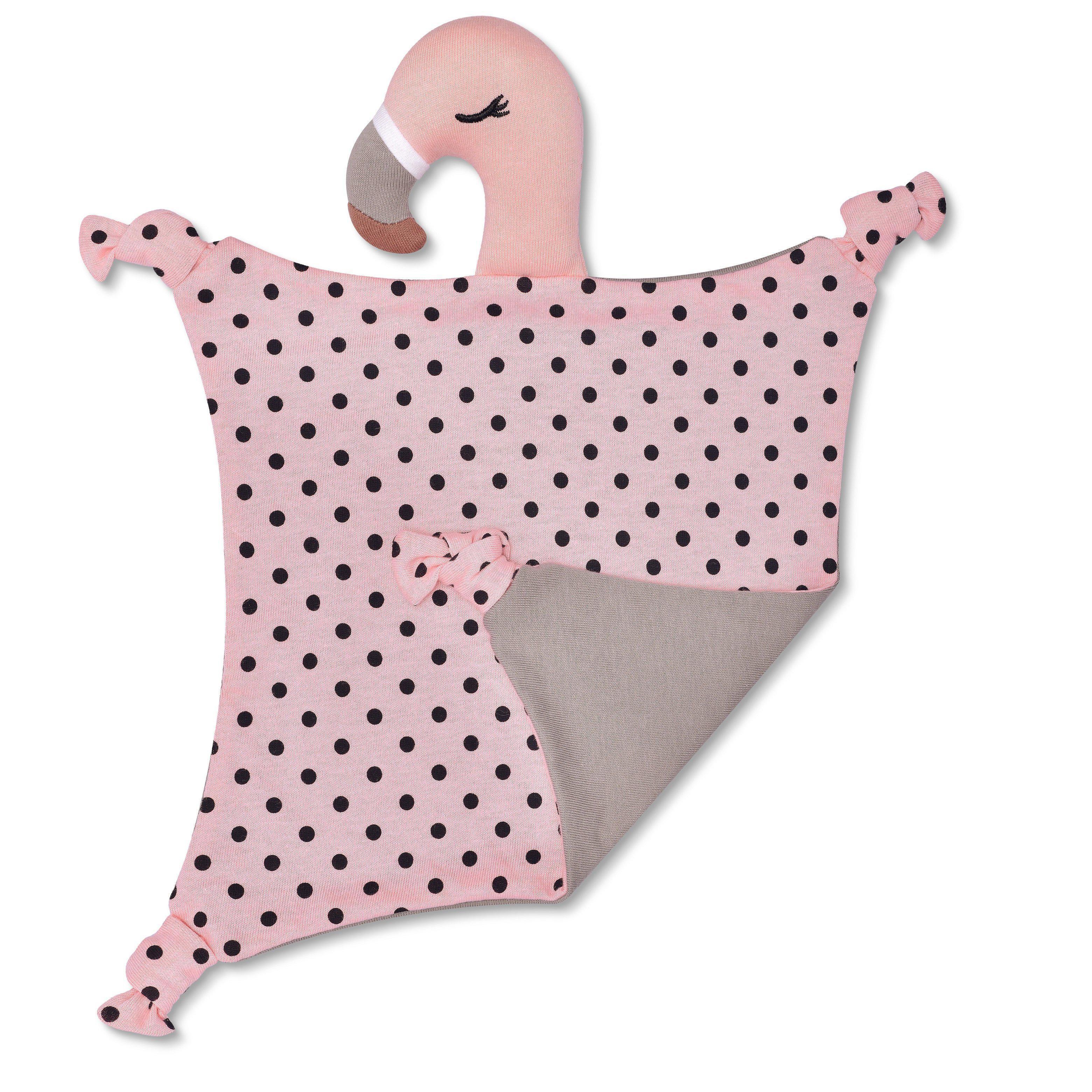 Organic Farm Buddies Blankies - Franny Flamingo