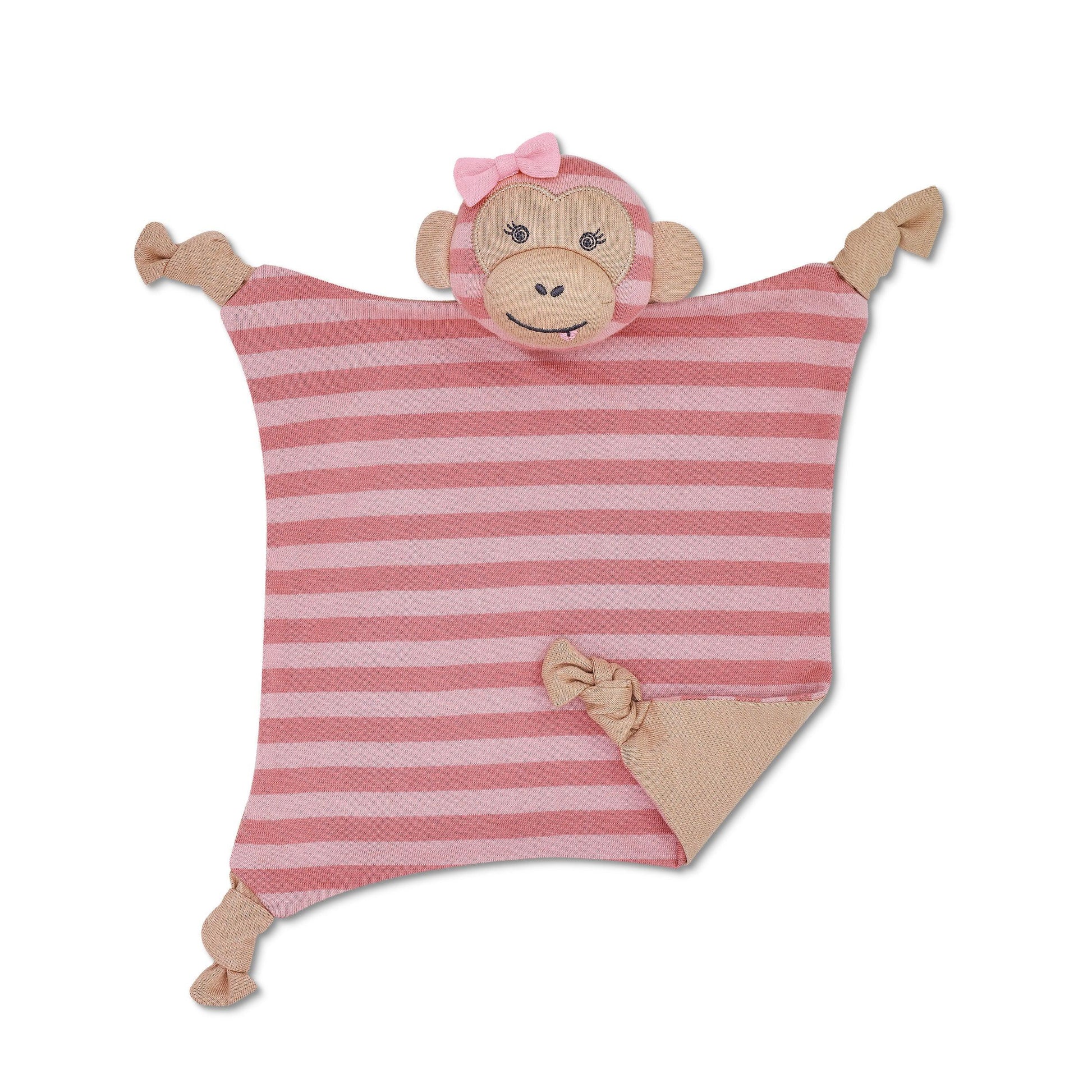 Organic Farm Buddies Blankies - Maggie Monkey