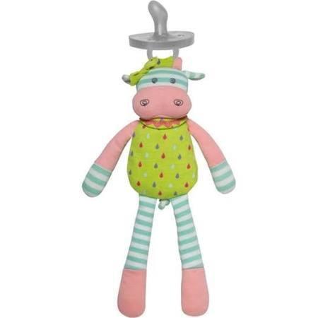 Organic Farm Buddies Pacifier Toys - Belle Cow