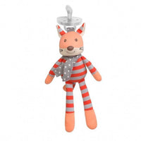 Organic Farm Buddies Pacifier Toys - Frenchy Fox