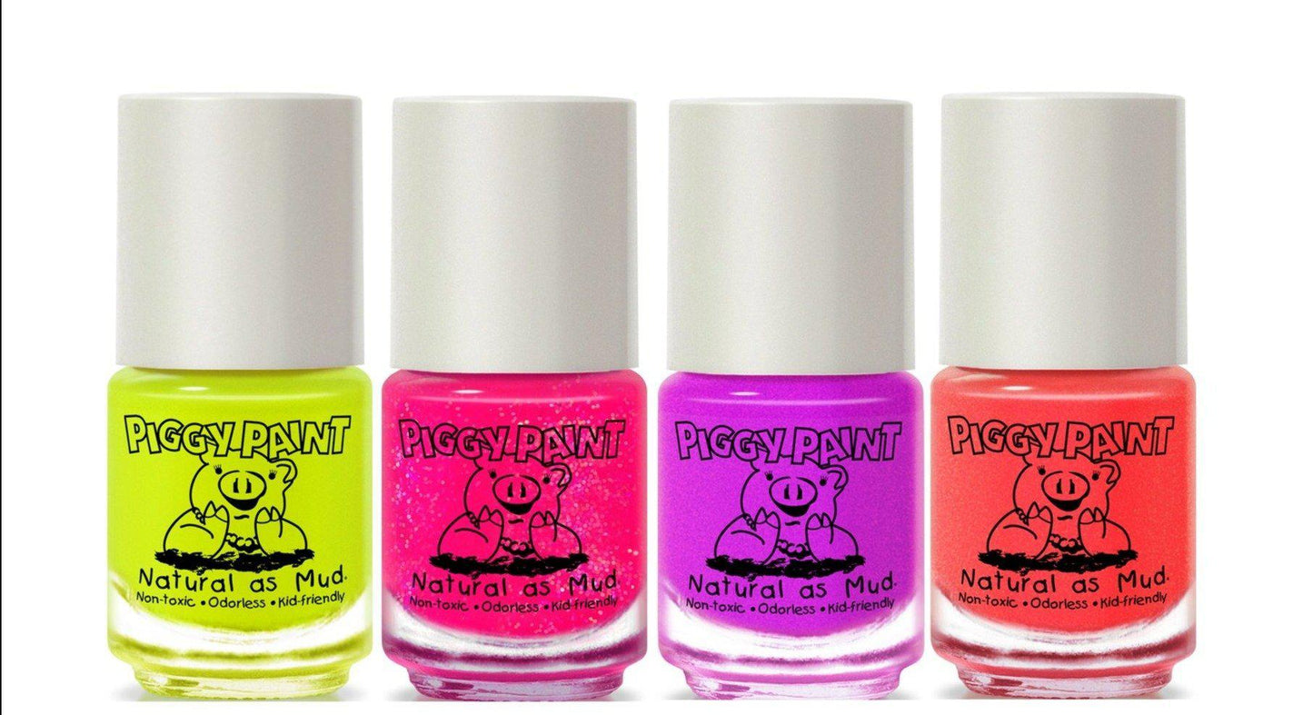 Piggy Paint Nail Polish Neon Box Set - Set of 4