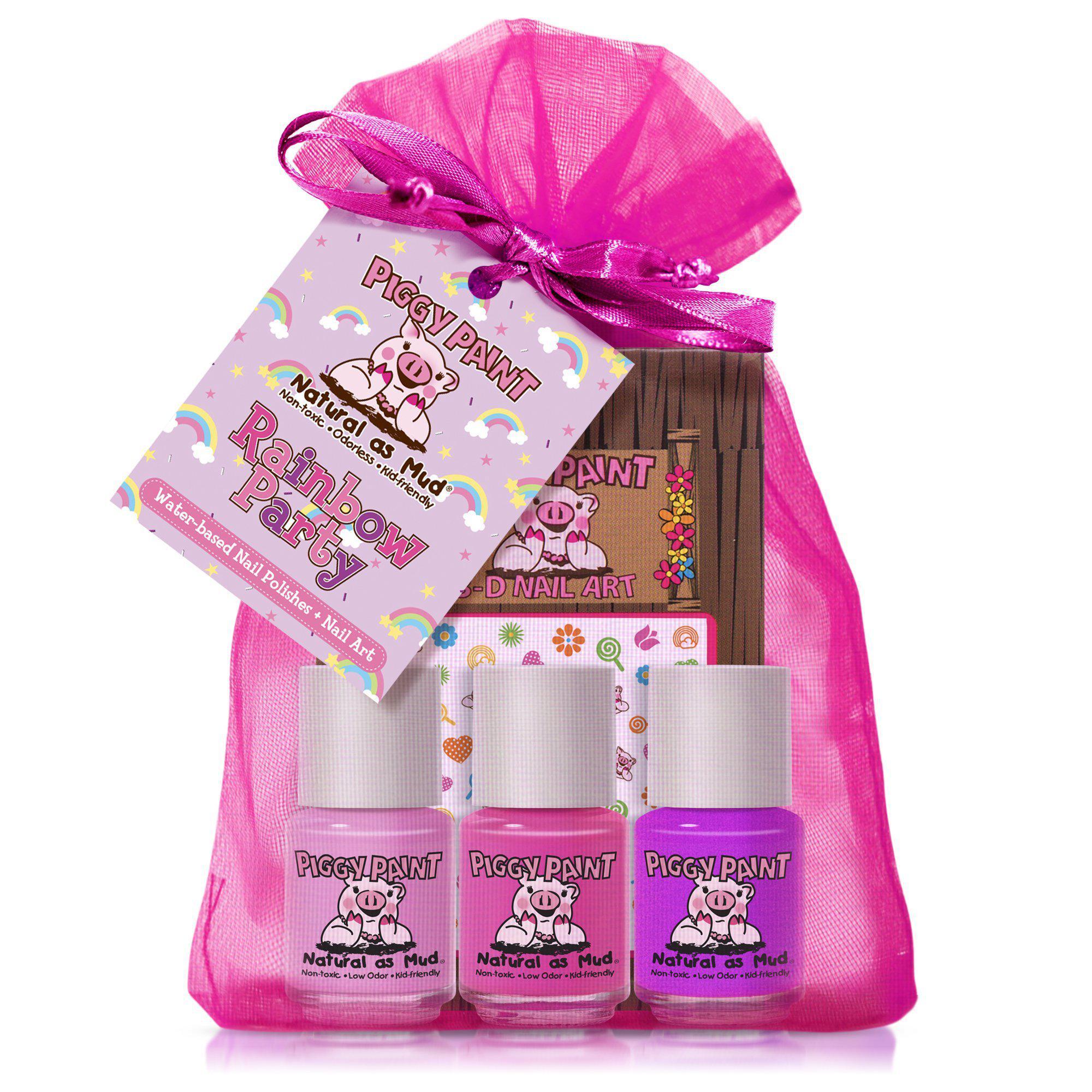 Piggy Paint Rainbow Party Gift Set