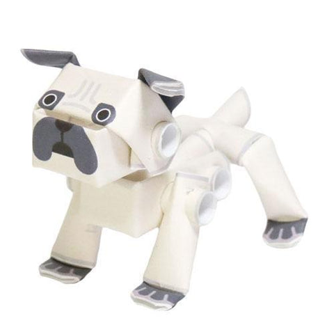 PIPEROID Animals Shiba Inu Dog - Japanese 3D Paper Dog Puzzle DIY Origami  Kit for Kids and Adults