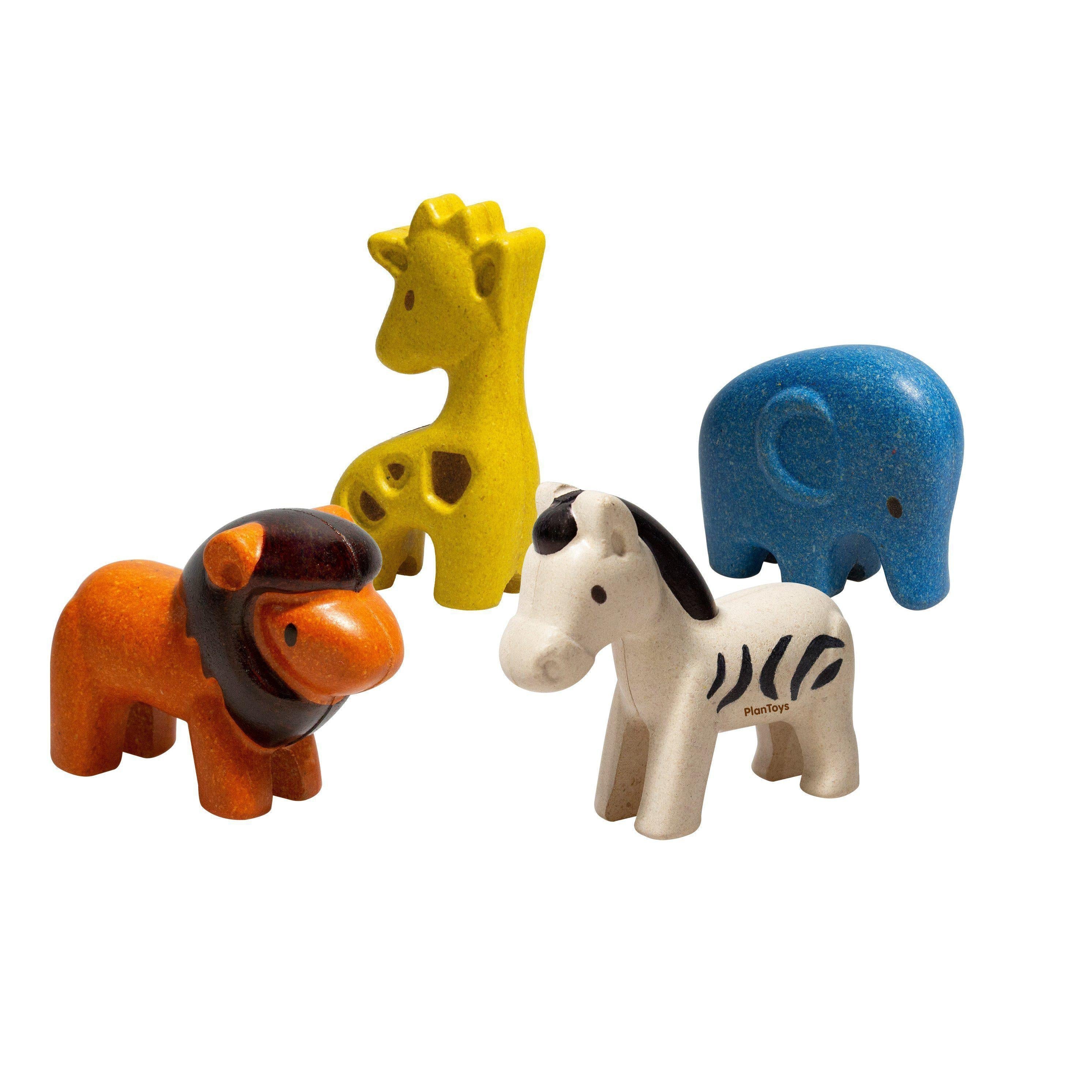 Plan Toys Wild Animal Set