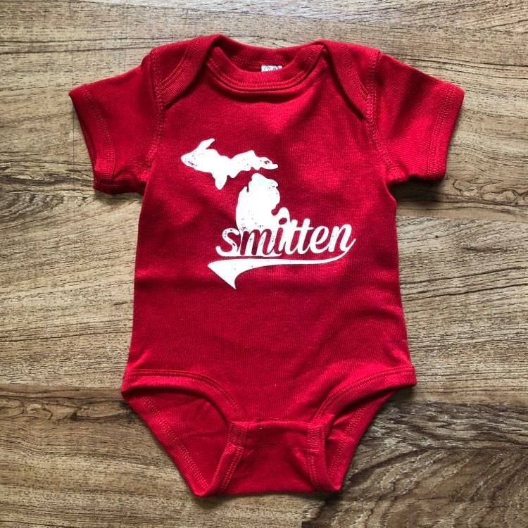 Smitten Onesie - Red