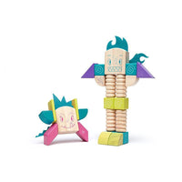 Tegu Beans & Tumtum Magnetic Wooden Block Sticky Monsters (30 Pieces)