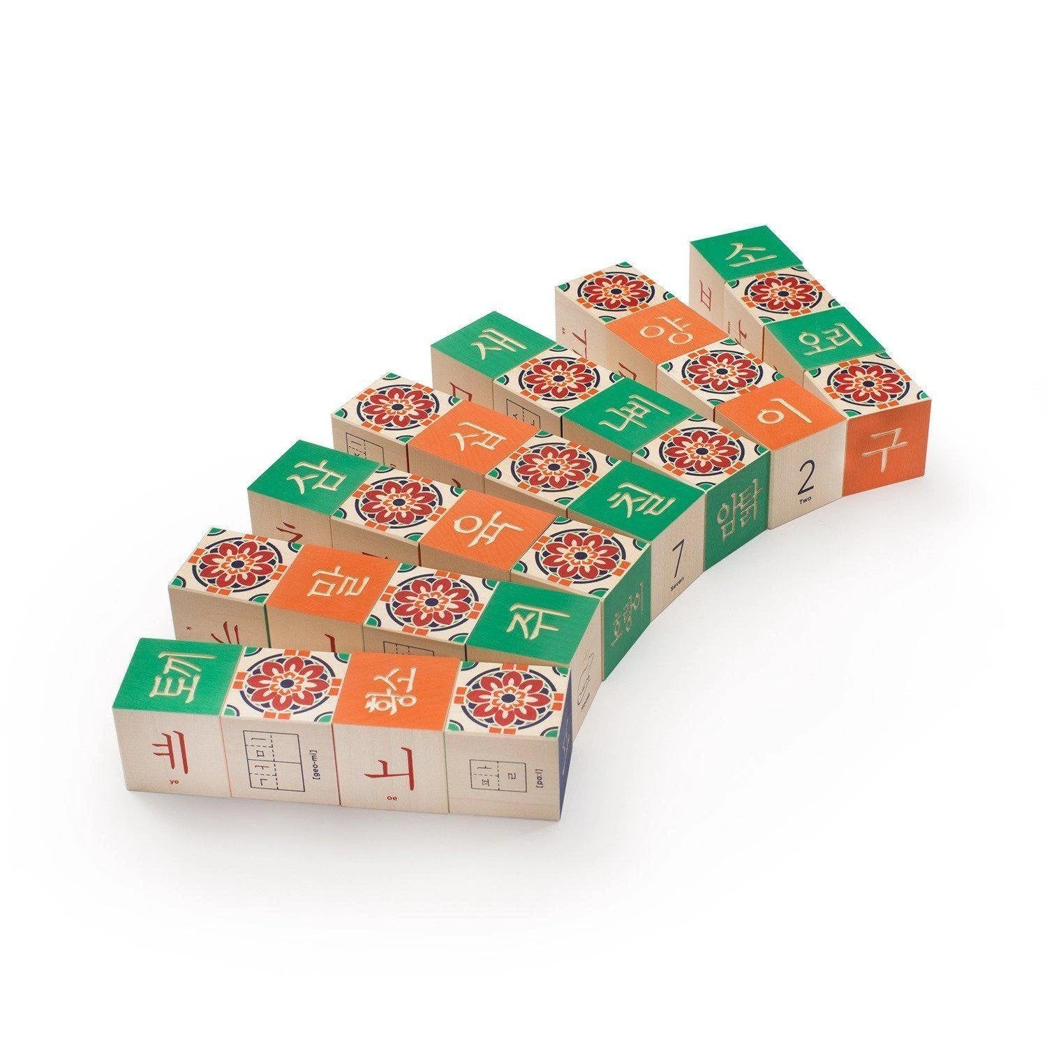 Uncle Goose Foreign Language Alphabet Blocks