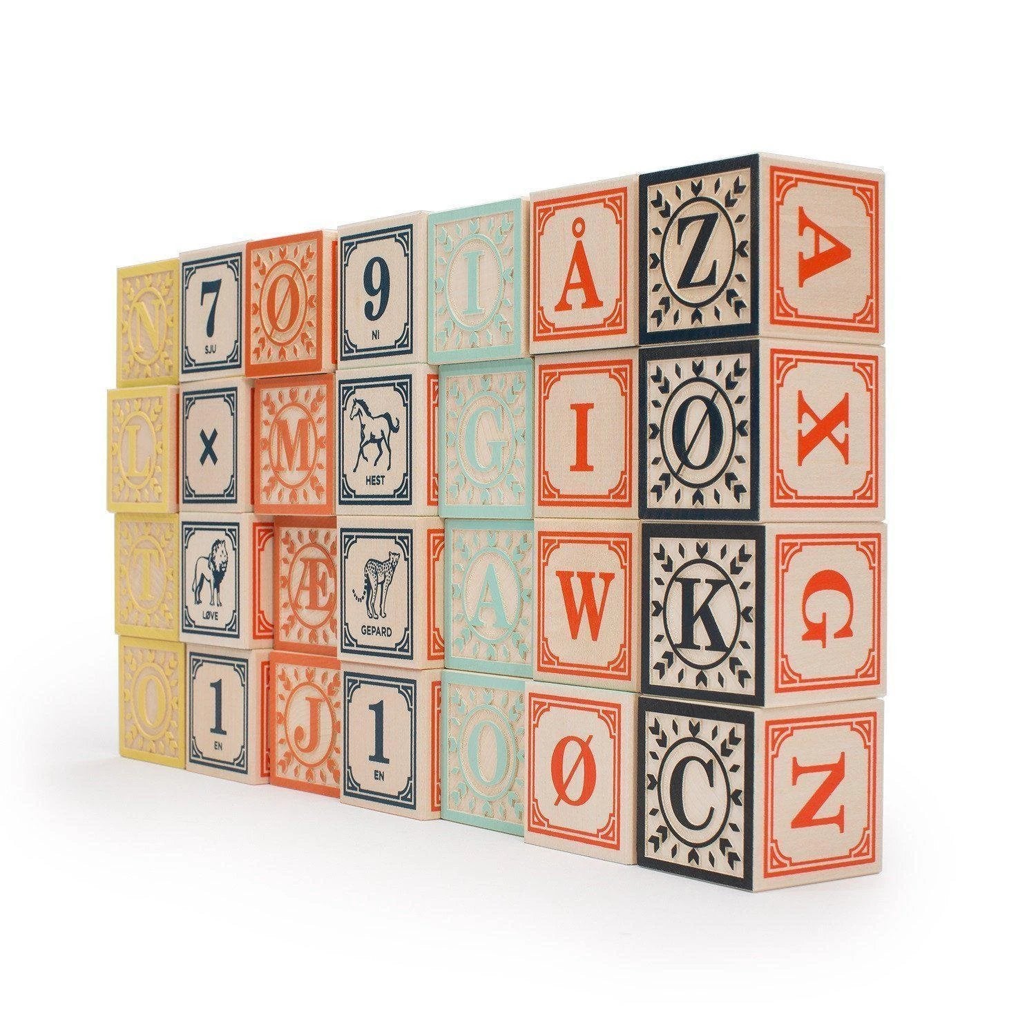 Uncle Goose Foreign Language Alphabet Blocks